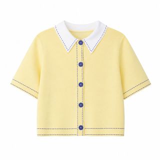 A112 Áo Dệt Kim Nữ Cổ Polo Cài Cúc / Chui Đầu Form Regular Thanh Lịch - Size S M L