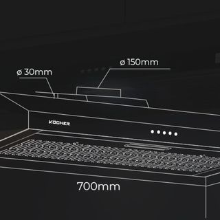 Máy hút mùi Köcher K-6070V