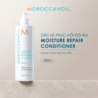 Dầu xả Moroccanoil Moisture Repair Conditioner chính hãng - Dưỡng ẩm sâu, gỡ rối, giúp tóc mềm mượt & chắc khỏe