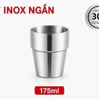 LY INOX 304 2 LỚP 175ml KIỂU NGẤN GORILLA CHEF (T300)