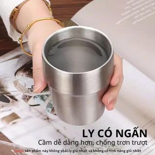 LY INOX 304 2 LỚP 175ml KIỂU NGẤN GORILLA CHEF (T300)