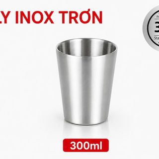 LY INOX 304 2 LỚP 300ml KIỂU TRƠN GORILLA CHEF (T200)