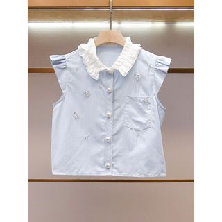A110 Set Áo Sơ Mi Đính Đá Kèm Chân Váy Cao Cấp | Set Đầm Công Sở Nữ Thanh Lịch | Size S M L