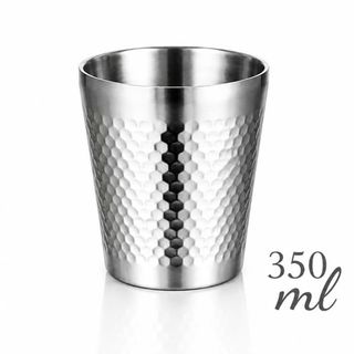 LY INOX 304 2 LỚP 350ml VÂN KIM CƯƠNG GORILLA CHEF (T160)