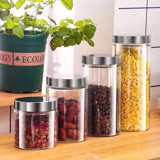 HỦ THUỶ TINH NẮP INOX HMFG60 - 900ml (T36)