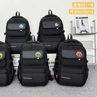🎒 BALO DENIMDE A021-18 – Đen Sang, Dáng Street Style, Đi Học Đi Làm Đều Hợp