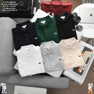 Áo thun polo chất cotton 100% 4c cao cấp xịn.  Chất dày dặn mịn thấm hút mồ hôi tốt.