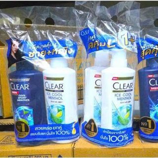 COMBO 2 DẦU GỘI CLEAR MEN NỘI ĐỊA THÁI LAN 360ml (T6)