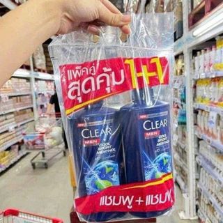 COMBO 2 DẦU GỘI CLEAR MEN NỘI ĐỊA THÁI LAN 360ml (T6)