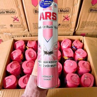 BÌNH XỊT MUỖI VÀ CÔN TRÙNG ARS PINK KHÔNG MÙI 600ml (T24)