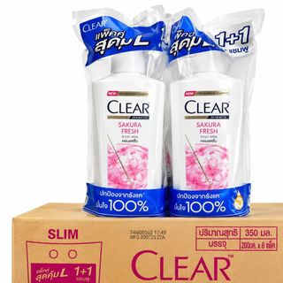 COMBO 2 DẦU GỘI CLEAR NỘI ĐỊA THÁI LAN 350ml (T6)