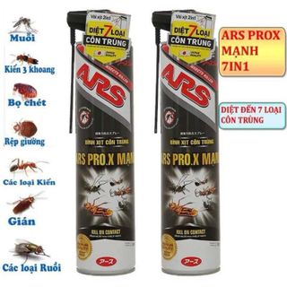BÌNH XỊT MUỖI VÀ CÔN TRÙNG ARS PRO.X MẠNH 500ml (T24)
