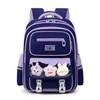 🧸 BALO TIỂU HỌC A795 – Nhiều Ngăn, Có Kính Phối Gấu, Đi Học Cực Xinh