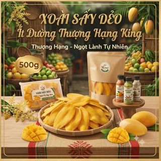 🥭 XOÀI SẤY DẺO CHUA NGỌT – DẺO THƠM, CHUA NGỌT ĂN LÀ GHIỀN