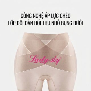 [SỈ TẬN GỐC] QUẦN ĐỘN HÔNG ĐÙI LADY-SKY 2055# – ĐỊNH HÌNH EO KÉP, CHỐNG CUỘN TUYỆT ĐỐI