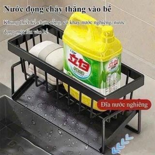 KỆ ĐỂ ĐỒ RỬA CHÉN KÈM KHAY HỨNG NƯỚC