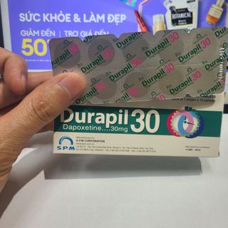 Durapil 30 hộp 1 vỉ 10 viên