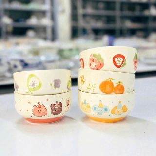 Bát Sứ Hoạ Tiết Hoạt Hình Cute (THÙNG 100C)