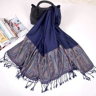 Khăn choàng  thổ cẩm nữ khăn pashmina dệt choàng quàng cổ Sapa dân tộc du lịch che nắng - Mã PA0012 The Collar Box