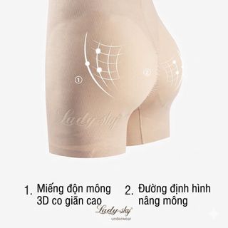 [SỈ LÔ CHIẾT KHẤU CAO] QUẦN ĐỘN MÔNG & HÔNG 3D LADY-SKY 2054# – ĐỊNH HÌNH 360 ĐỘ TỰ NHIÊN, KHÔNG LỘ VIỀN