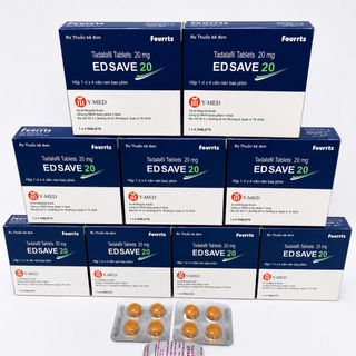 Edsave 20mg – Hộp 1 vỉ x 4 viên