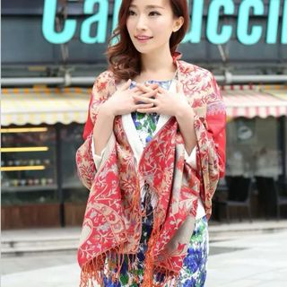 Khăn choàng boho thổ cẩm nữ khăn pashmina dệt choàng quàng cổ Sapa dân tộc du lịch che nắng - Mã PA0012 The Collar Box