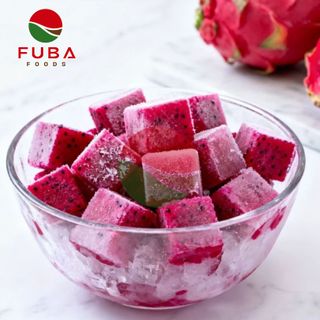 Frozen red-fleshed dragon fruit