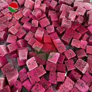 Frozen red-fleshed dragon fruit