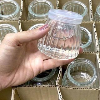 BỘ 20 HỦ SỮA CHUA THUỶ TINH SỌC 100ml (T8)