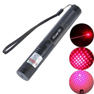 ĐÈN PIN LASER 303 TIA ĐỎ FULL BOX