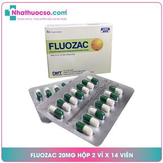 Fluozac 20mg hộp 2 vỉ 28 viên