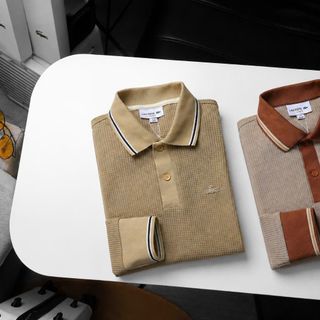 POLO   TAY DÀI NAM. Chất tổ ông Len dệt kim Dày Dặn.