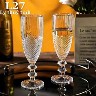 BỘ 6 LY CHÂN CAO UỐNG RƯỢU VANG CAO CẤP L27 (T12)
