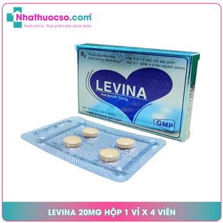 Levina 20mg hộp 1 vỉ 4 viên