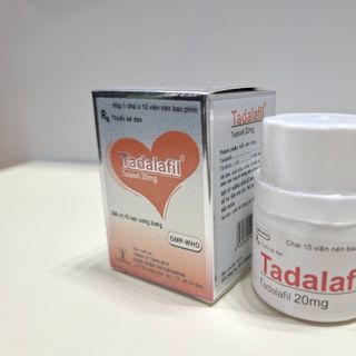 Tadalafil 20mg lọ 10 viên