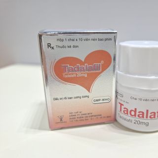 Tadalafil 20mg lọ 10 viên