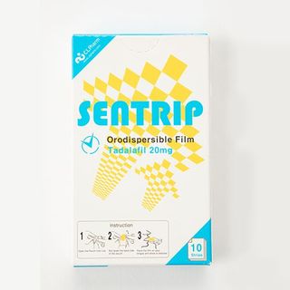 Tem ngậm Sentrip 20mg hộp 10 tem