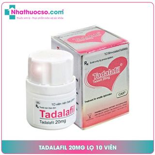 Tadalafil 20mg lọ 10 viên