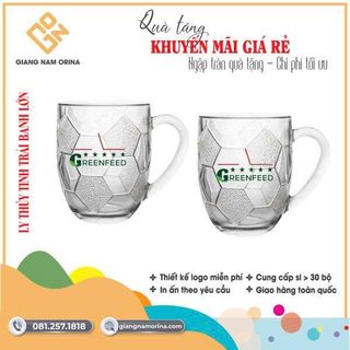 Cốc Thuỷ Tinh Quai Cầm (THÙNG 72C)