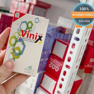 Tem ngậm Vinix 100mg hộp 10 tem