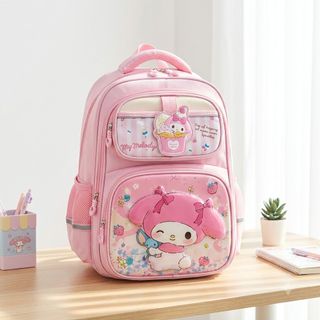 💕 BALO TIỂU HỌC LS38 – Họa Tiết Hoạt Hình Dễ Thương, Form Rộng Cho Bé Tiểu Học