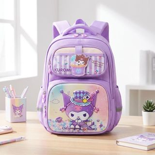 💕 BALO TIỂU HỌC LS38 – Họa Tiết Hoạt Hình Dễ Thương, Form Rộng Cho Bé Tiểu Học