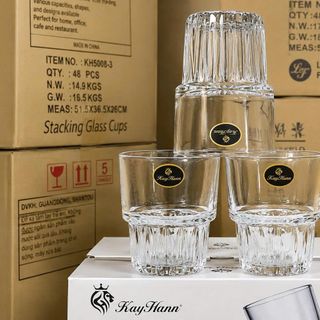 BỘ 6 LY THUỶ TINH CAO CẤP 380ml KH5008-3 (T12)