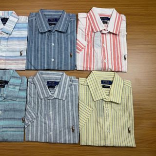 Sơ mi Tay Ngắn sọc polo nam.  Chất linen tưng.