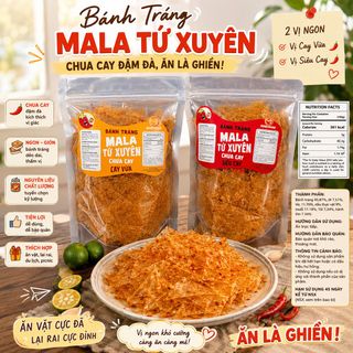 🌶️ BÁNH TRÁNG MALA TỨ XUYÊN – CHUA CAY ĐẬM VỊ 🌶️