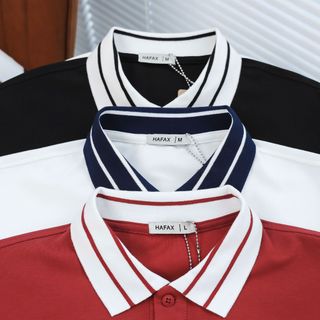POLO HAFAX 3 COLORS. Cotton dệt, vải mịn, đẹp, vải đã được xử lí cẩn thận, 3 màu basic dễ bán.