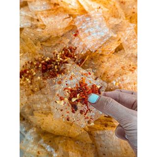 🌶️BÁNH TRÁNG TRỘN SATE MUỐI BÒ CAY MIX TỎI GIÒN – ĂN VẶT ĐẬM VỊ MÃ