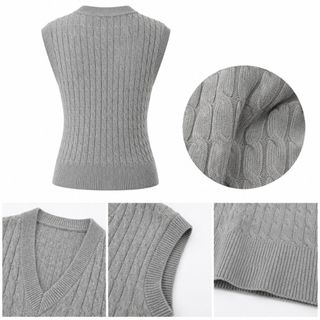 A184 Áo Gile Len Nữ Cổ V Vặn Thừng Dệt Kim Sát Nách Form Ôm Thanh Lịch Freesize