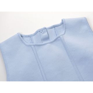 D180 Đầm Nữ Cổ Tròn Sát Nách Thắt Nơ Sau Chiết Eo Tôn Dáng Thanh Lịch Size S M L