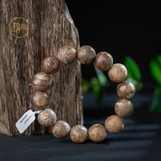 DHOUSELUXURY Vòng Đơn Trầm Hương 6 Li - Mùi Hương Thơm Lâu Dễ Chịu - Bảo Hộ May Mắn & Thịnh Vượng - Thiết Kế Sang Trọng Đẳng Cấp